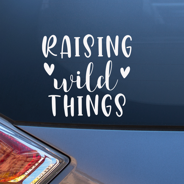 Raising Wild Things Decal
