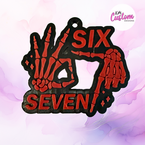 3D Printed 67 Bones Keyring