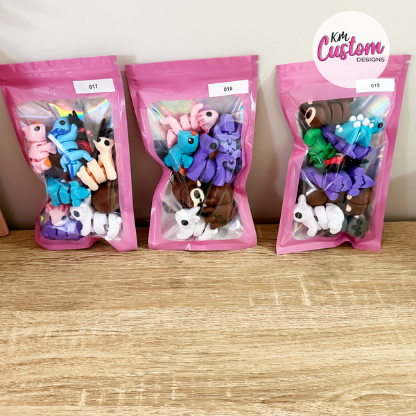 READY TO SHIP - 3D Printed Articulated Baby Animal Fidgets