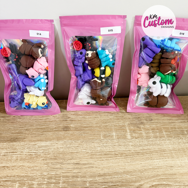 READY TO SHIP - 3D Printed Articulated Baby Animal Fidgets