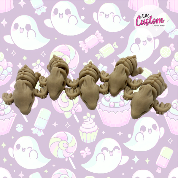 3D Printed Articulated Baby Halloween Fidgets