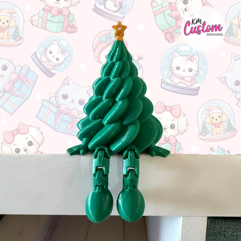 3D Printed Christmas Tree Buddy Shelf Decoration