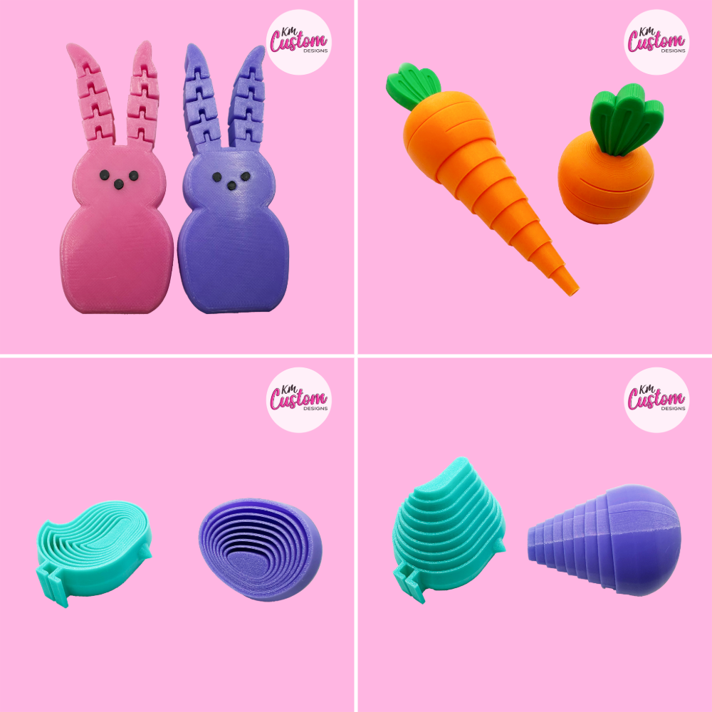 3D Printed Easter Fidget Pack