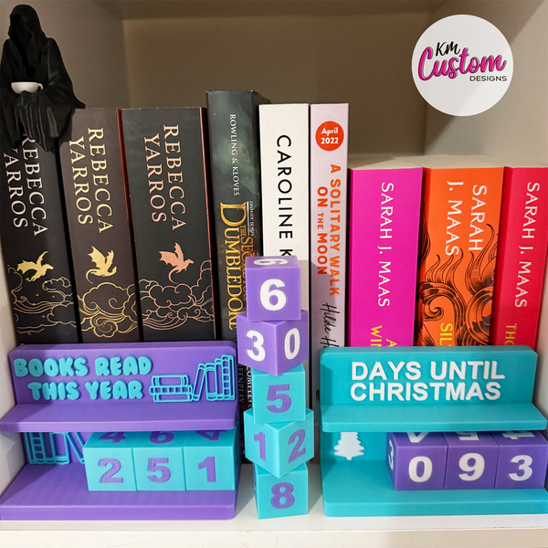 3D Printed Books Read Counter Stand – Track Your Reading Progress in Style