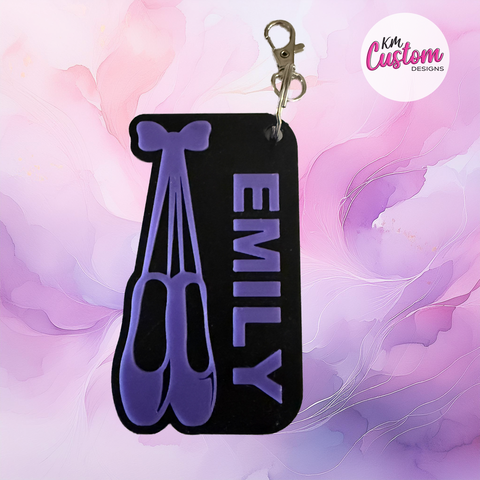 3D Printed Personalised Dancing Keyring