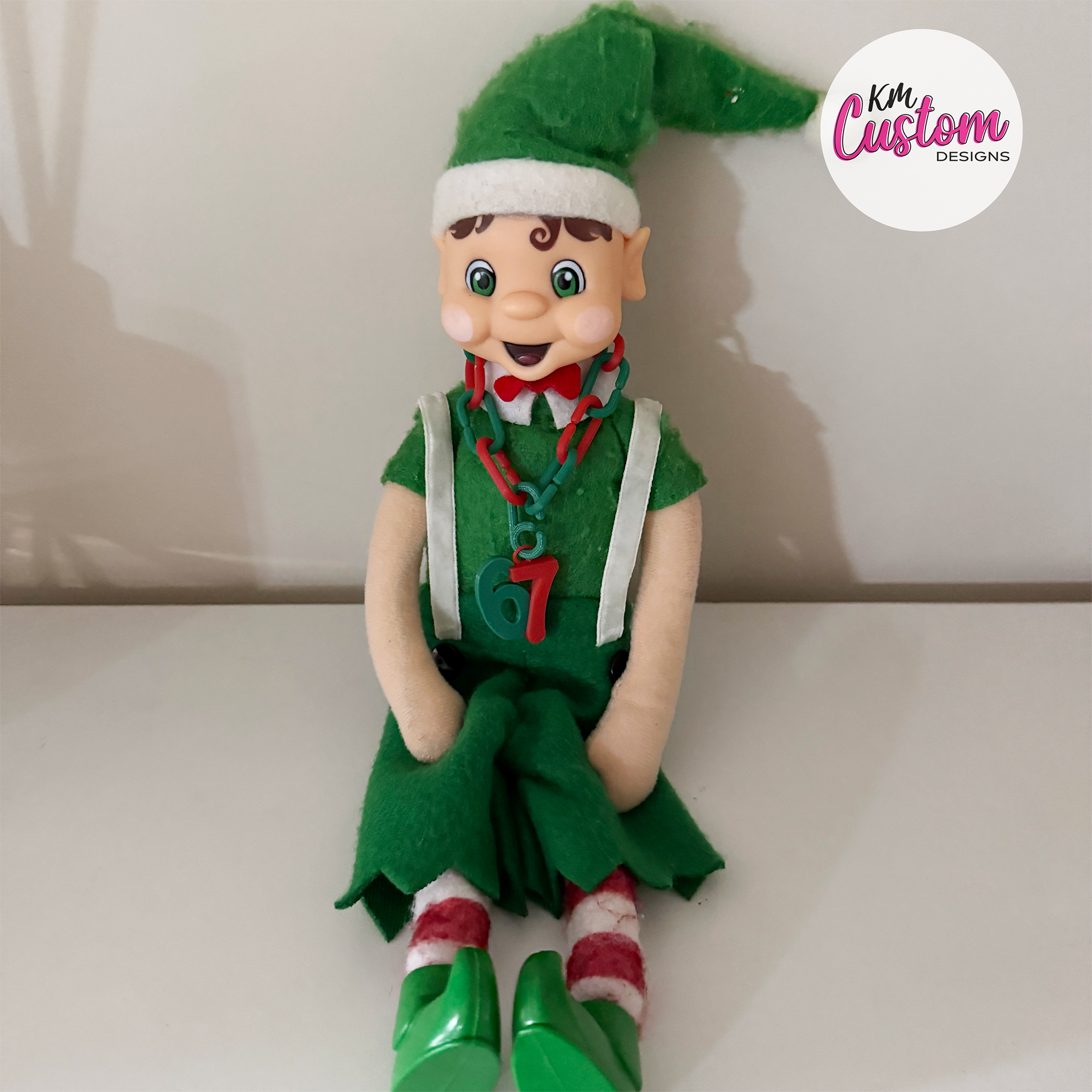 3D Printed 67 Elf Chain Necklace