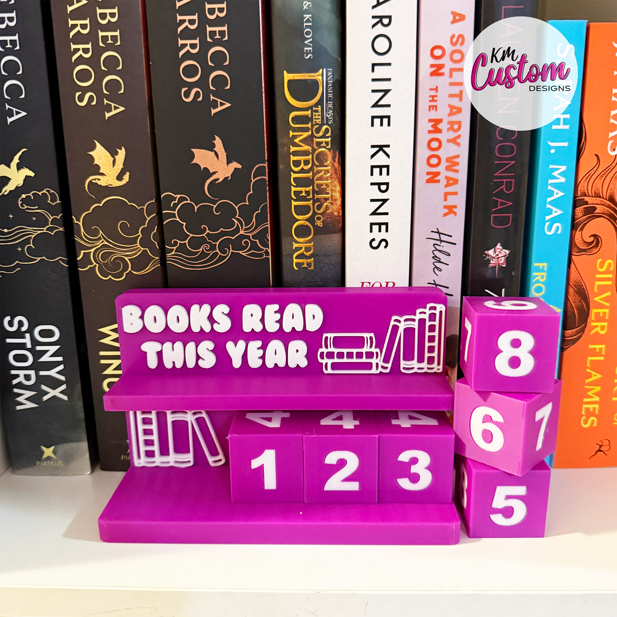 3D Printed Books Read Counter Stand – Track Your Reading Progress in Style