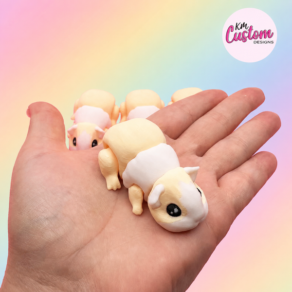 3D Printed Articulated Guinea Pig