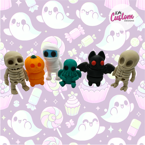 3D Printed Articulated Baby Halloween Fidgets
