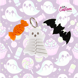 3D Printed Halloween Keyrings