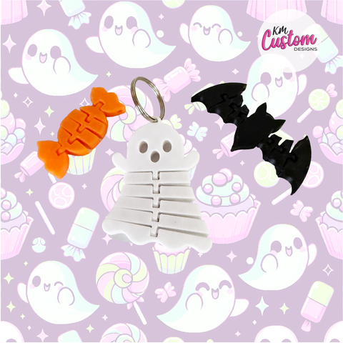 3D Printed Halloween Keyrings