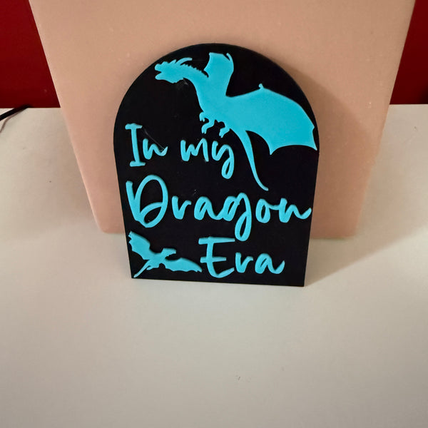 NOT QUITE RIGHT - 3D Printed In My Dragon Era Book Shelf Sign