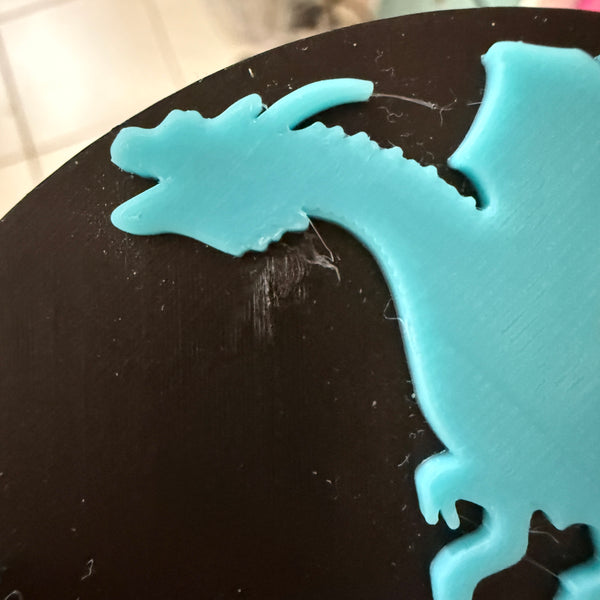 NOT QUITE RIGHT - 3D Printed In My Dragon Era Book Shelf Sign