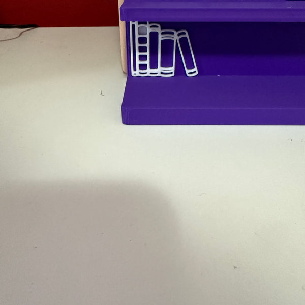 NOT QUITE RIGHT - 3D Printed Books Read Counter Stand
