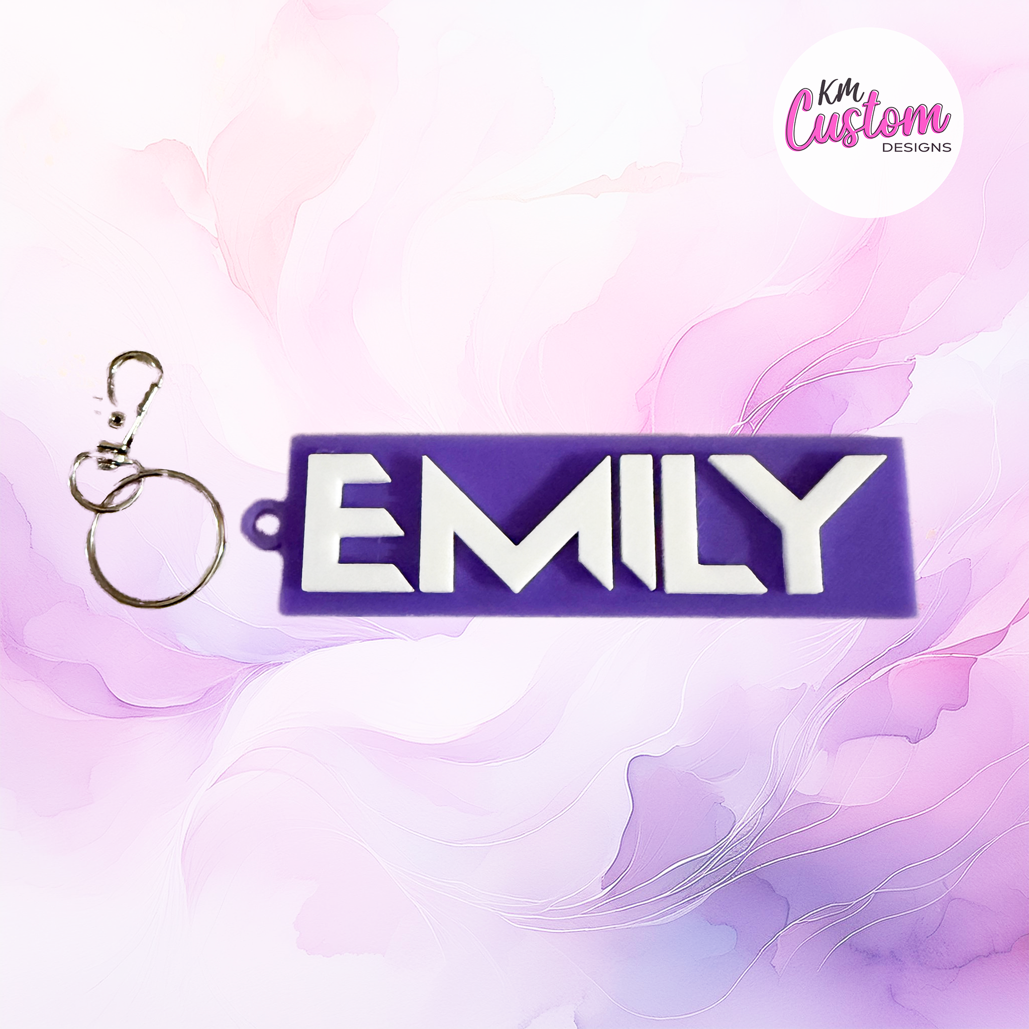 3D Printed Personalised K-Pop Style Keyring