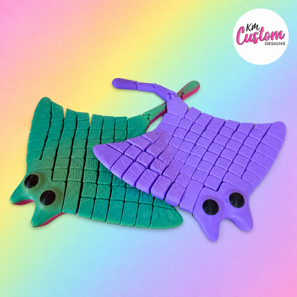 3D Printed Articulated Manta Ray