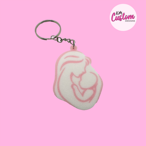 Mum and Child Keyring