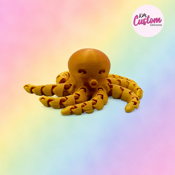 3D Printed Articulated Octopus Fidget
