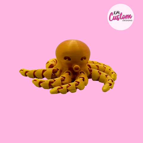 3D Printed Articulated Octopus Fidget