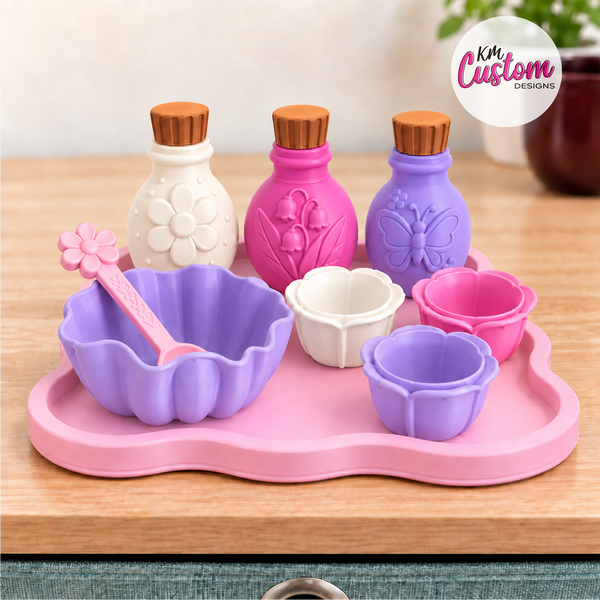 3D printed Fairy play potion set