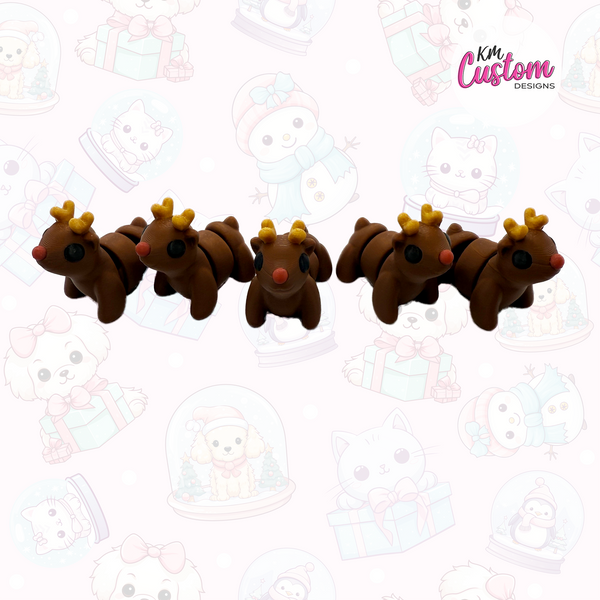 3D Printed Articulated Baby Christmas Fidgets