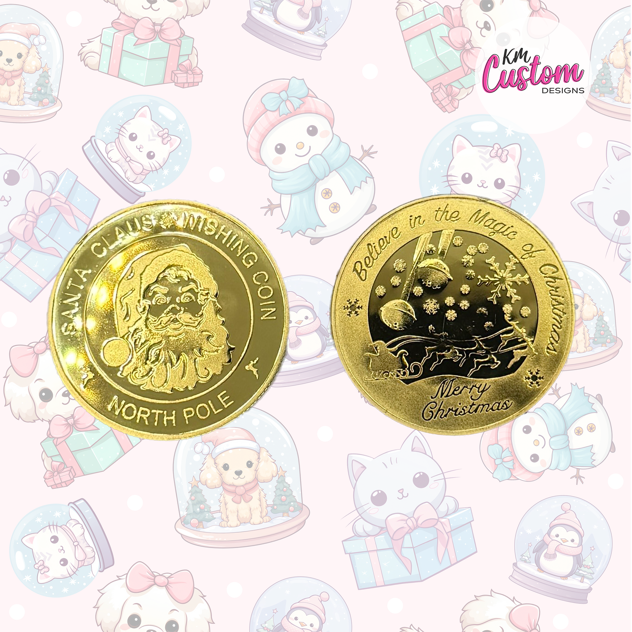 Santa Claus Wishing Coin
