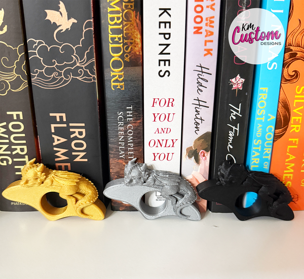 3D Printed Sleeping Dragon Page Holder