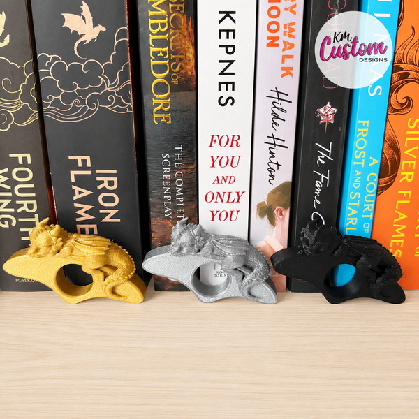 3D Printed Sleeping Dragon Page Holder