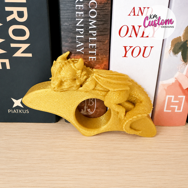 3D Printed Sleeping Dragon Page Holder