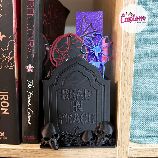3D Printed Double Sided Tombstone Bookmark Holder