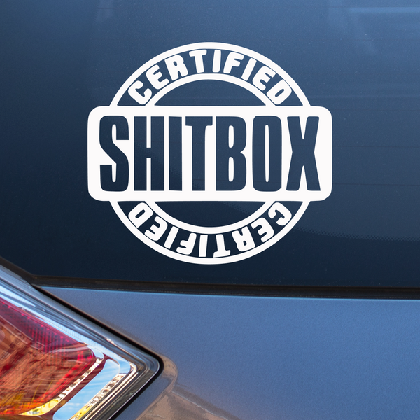 Certified Shitbox Decal
