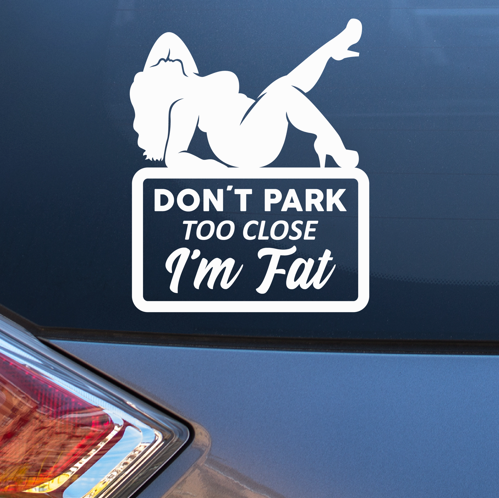 Don't park too close Decal