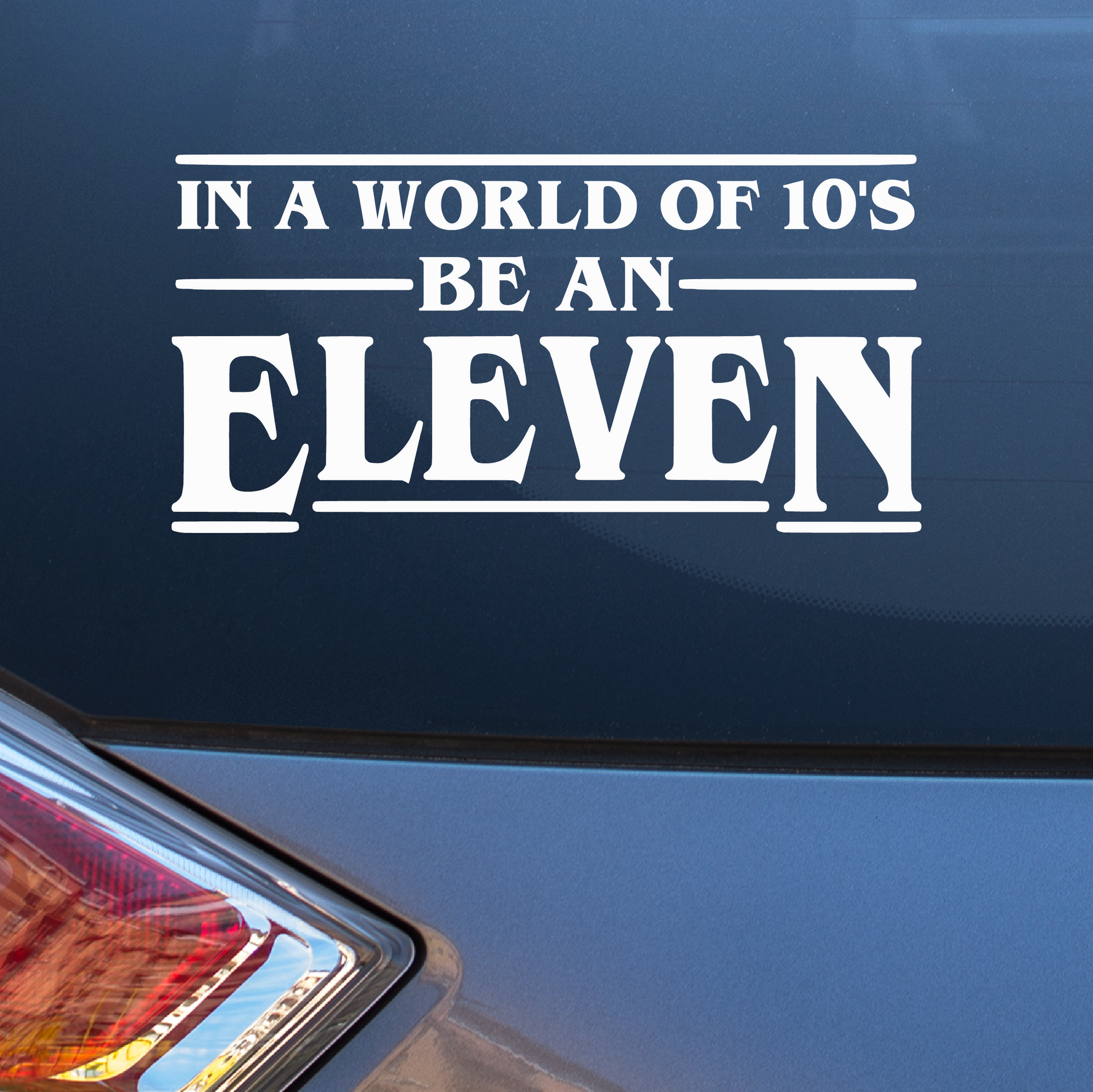 In a world of 10s Decal
