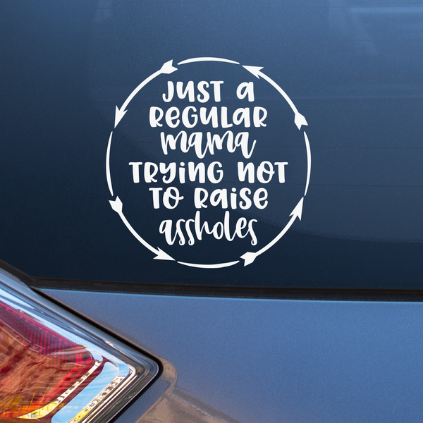 Just A Regular Mama Decal