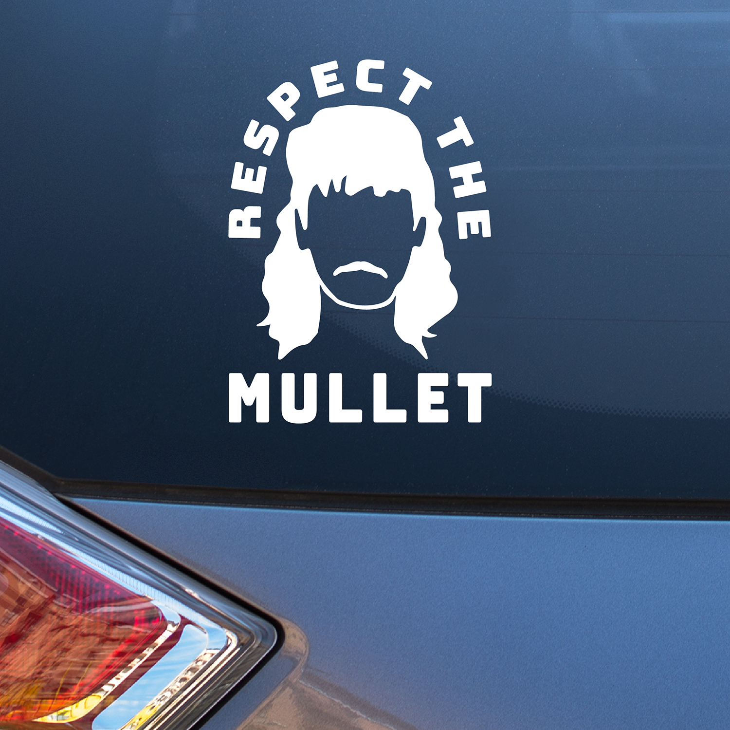 Respect The Mullet Decal
