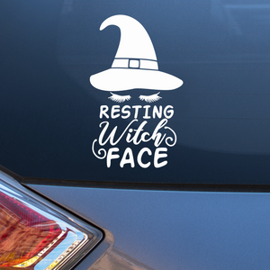 Resting Witch Face Decal